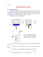 Nhiệt động học kỹ thuật P1 docx