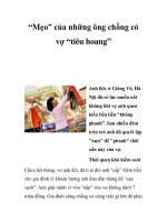 “Mẹo” của những ông chồng có vợ “tiêu hoang” pot