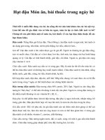 Hạt đậu Món ăn, bài thuốc trong ngày hè pdf