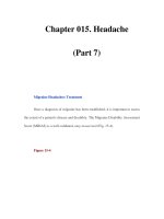 Chapter 015. Headache (Part 7) pptx