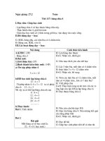 Tiết 117; bảng chia 4