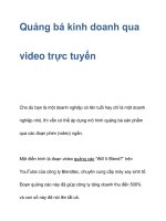 Quảng bá kinh doanh qua video trực tuyến potx