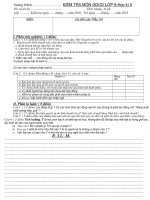 KIỂM TRA HỌC KÌ II GDCD 9/45ph