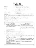 GIÁO AN LỚP 1 TUẦN 32 (CKTKN)