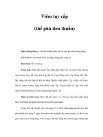 Viêm tụy cấp (thể phù đơn thuần) pdf