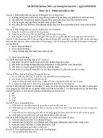 đề thi thử đại học năm 2010 môn hoá