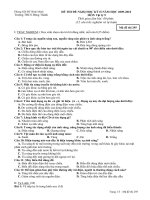 Đề thi đề nghị HK2 Lý 9 đề 2