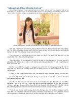 Không khó để học tốt môn Lịch sử