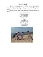 TRÒ CHƠI: KÉO CƯA LỪA XẼ