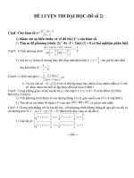 đề luyện thi đại học 2009-2010