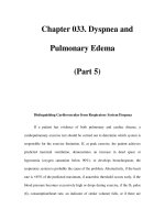 Chapter 033. Dyspnea and Pulmonary Edema (Part 5) pps