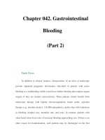 Chapter 042. Gastrointestinal Bleeding (Part 2) ppt
