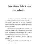 Bướu giáp đơn thuần và cường năng tuyến giáp docx