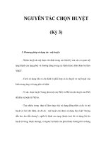 NGUYÊN TẮC CHỌN HUYỆT (Kỳ 3) ppt