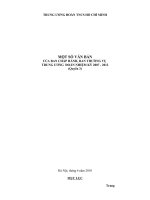 Văn bản mới của BTV TW Đoàn