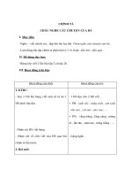 Tiếng Việt lớp 4 - CHÍNH TẢ - CHÁU NGHE CÂU CHUYỆN CỦA BÀ ppt