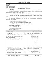 Giáo án TD 6 Tuần 8