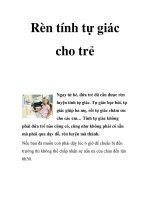 Rèn tính tự giác cho trẻ ppt