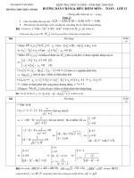 ĐỀ THI HSG LỚP 122 TỈNH NÁM ĐINH NĂM 2010