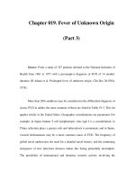 Chapter 019. Fever of Unknown Origin (Part 3) ppt