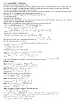 Các Chuyên Đề BDT Thi Đại Học.doc