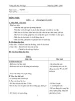 Giáo án tổng hợp lớp 1 ( Tuần 1 - Tuần 3)