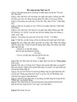 Đề c][ng ôn tâp lớp 11 tập 2