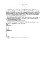 Bài toán bảng quảng cáo