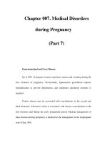 Chapter 007. Medical Disorders during Pregnancy (Part 7) docx