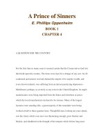 A Prince of Sinners E. Phillips Oppenheim BOOK 1 CHAPTER 4 pptx