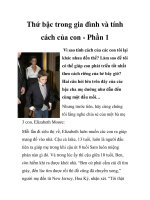 Thứ bậc trong gia đình và tính cách của con - Phần 1 potx