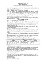 Tiết 67-68, Kiểm tra HKI