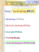 Chương 3: Trao đổi nhiệt bằng đối lưu docx