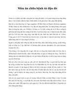 Món ăn chữa bệnh từ đậu đỏ doc