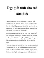 Dạy giới tính cho trẻ câm điếc pps