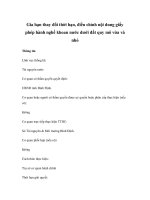 Gia hạn thay đổi thời hạn, điều chỉnh nội dung giấy phép hành nghề khoan nước dưới đất quy mô vừa và nhỏ doc