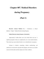 Chapter 007. Medical Disorders during Pregnancy (Part 1) pot