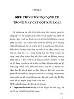 tính toán thiết kế hệ thống truyền động điện trong máy cắt gọt kim loại, chương 6 pptx