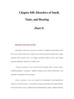 Chapter 030. Disorders of Smell, Taste, and Hearing (Part 5) pptx