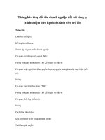 Thông báo thay đổi tên doanh nghiệp đối với công ty trách nhiệm hữu hạn hai thành viên trở lên doc