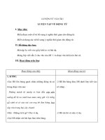 Tiếng Việt lớp 4 - LUYỆN TỪ VÀ CÂU - LUYỆN TẬP VỀ ĐỘNG TỪ pps