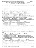 Đề cương ôn tập Vật lí 12 hay