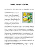 Mù tạt tăng sức đề kháng pot