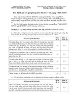 Bảng điểm trường học thân thiện