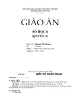 Tiết 103 - Biểu đồ phần trăm