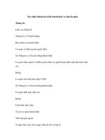 Xác nhận thông báo kinh doanh dịch vụ chuyển phát ppt