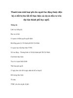 Thanh toán sinh hoạt phí cho người lao động thuộc diện hộ có đất bị thu hồi để thực hiện các dự án đầu tư trên địa bàn thành phố học nghề ppsx