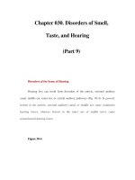Chapter 030. Disorders of Smell, Taste, and Hearing (Part 9) pdf