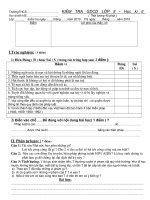 KIỂM TRA HỌC KÌ II GDCD 8/45ph