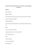 Đăng ký đổi Giấy Chứng nhận đầu tư theo quy định của Luật Doanh nghiệp và Luật Đầu tư ppt